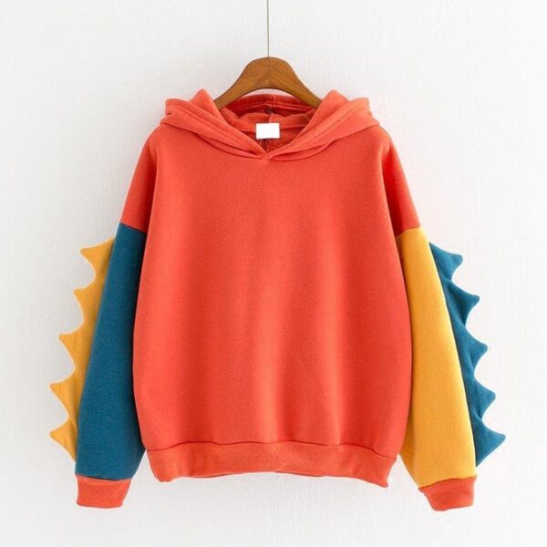 Kawaii Women Dinosaur Print Sweatshirt