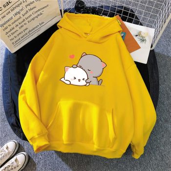 Mochi Mochi Peach Cat Hoodie