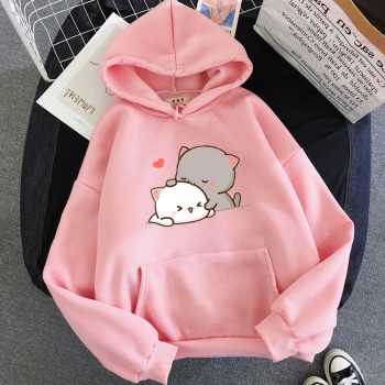 Mochi Mochi Peach Cat Hoodie