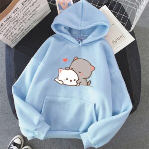 Mochi Mochi Peach Cat Hoodie