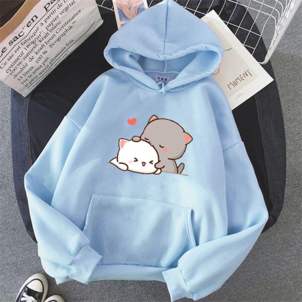 Mochi Mochi Peach Cat Hoodie