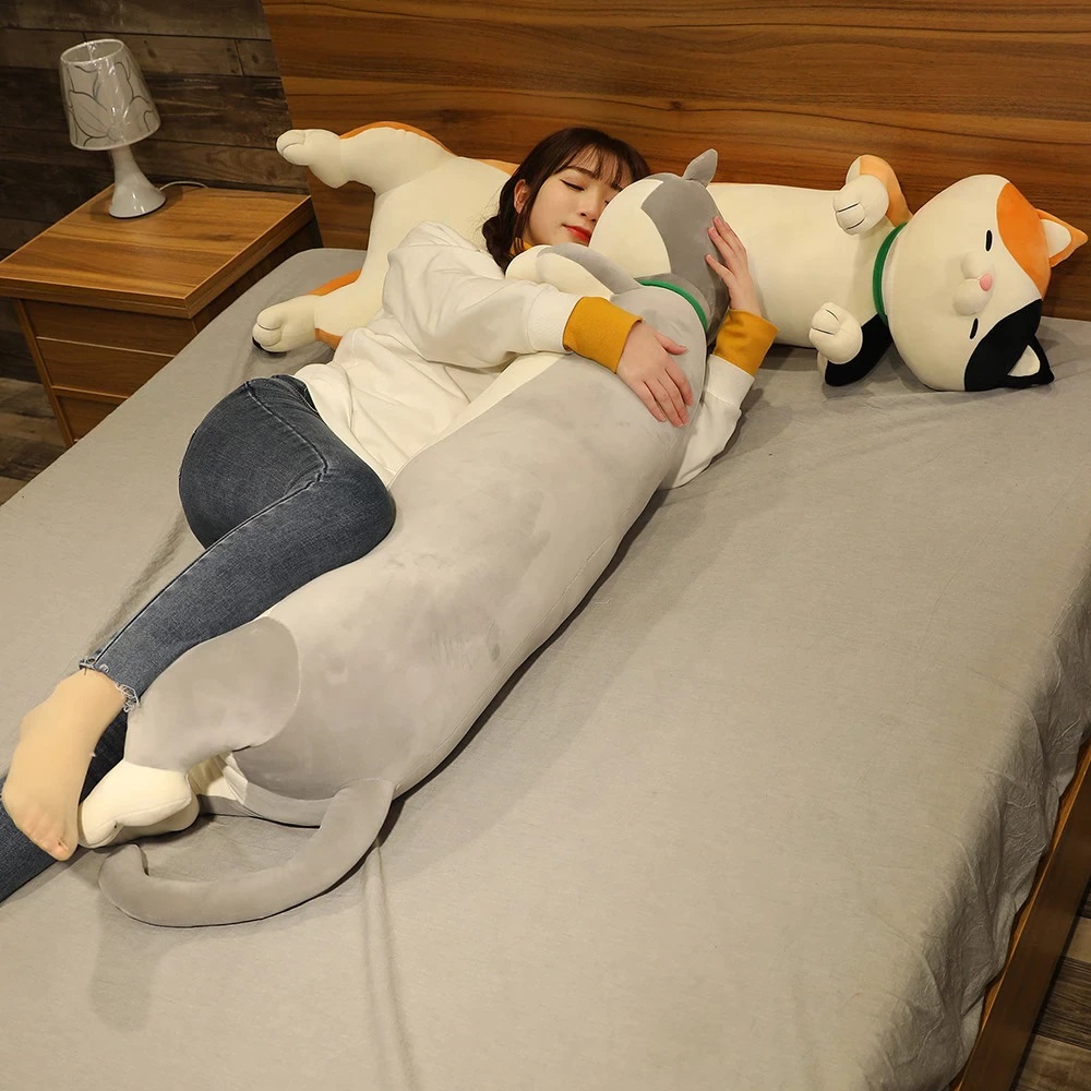 Kawaii Shiba Inu Long Pillow
