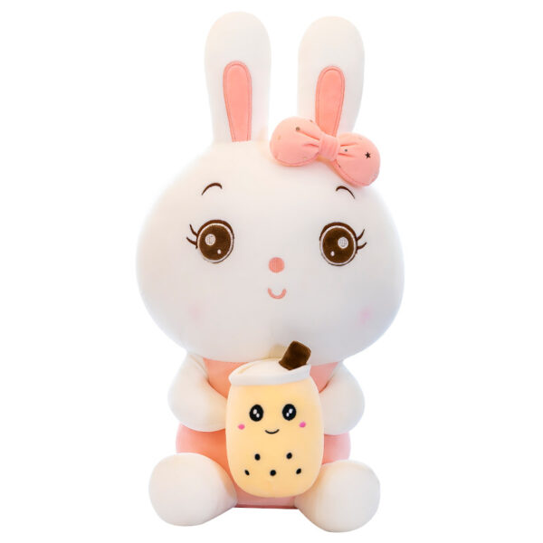 Cute Bunny Holding Boba Plush cute Bunny Holding Boba Plush