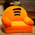 Two Layer Folding Carrot Kids Sofa