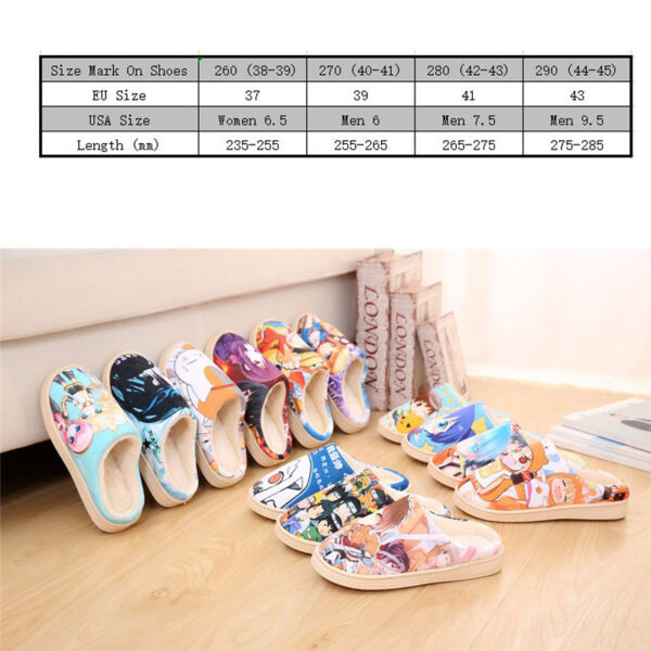 Kawaii Onepiece Anime Slippers Kawaii Onepiece Anime Slippers