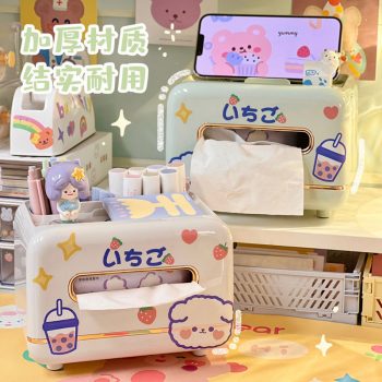 Japanese Style Kawaii Cartoon Tissue Box