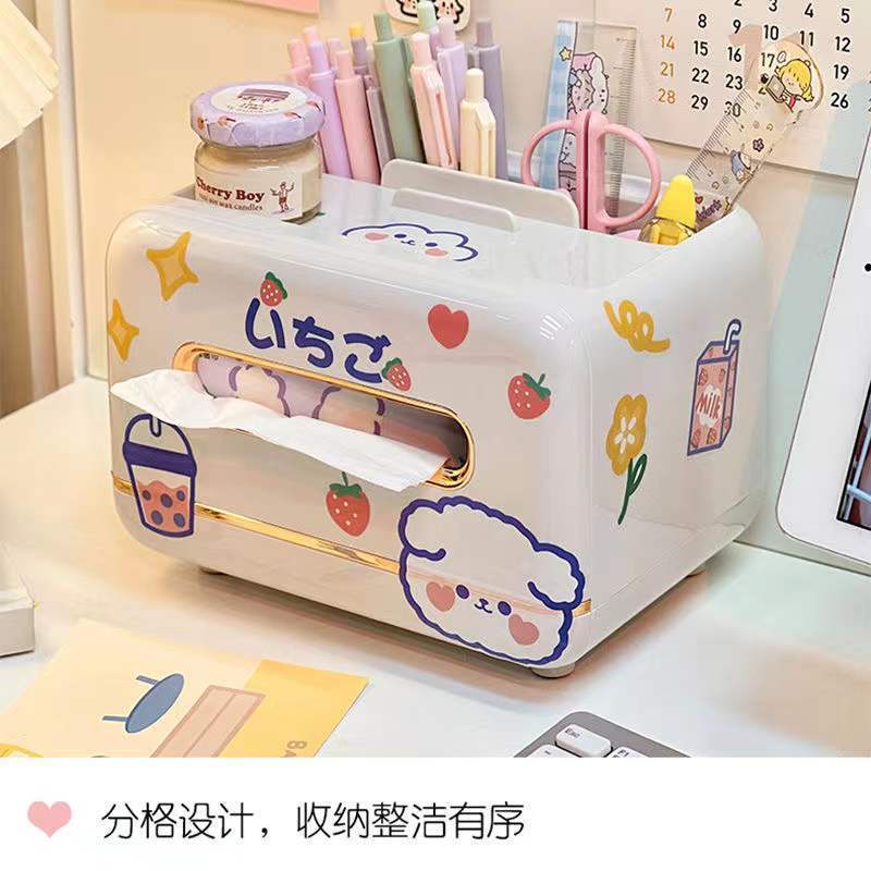 Japanese Style Kawaii Cartoon Tissue Box