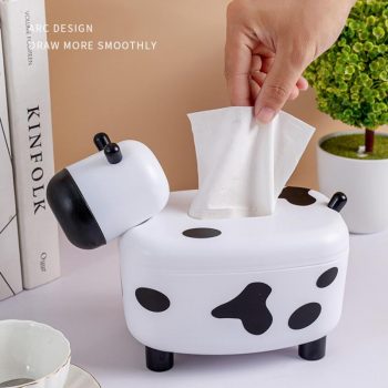 Kawaii Cow Tissue Box