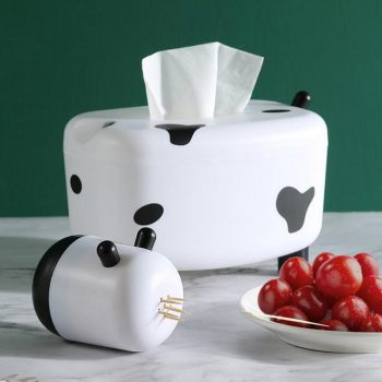 Kawaii Cow Tissue Box