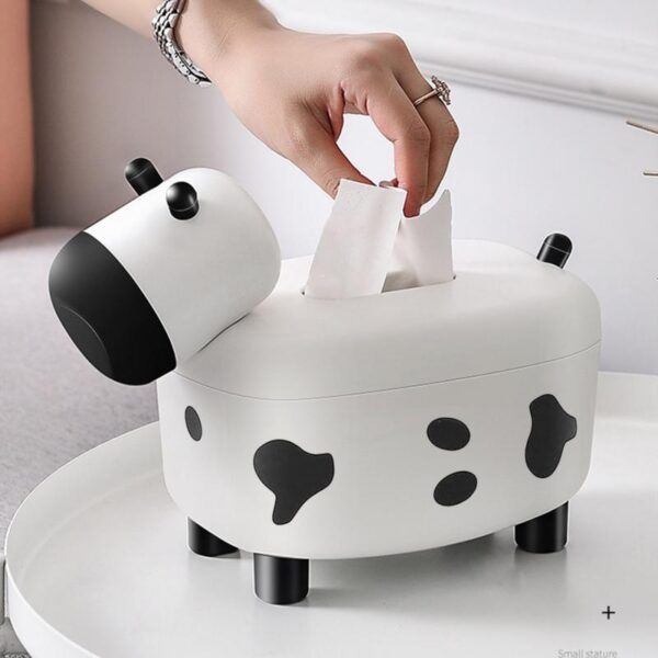 Kawaii Cow Tissue Box