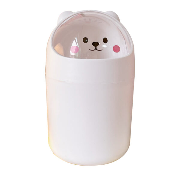 Kawaii Cute Bear Mini Desktop Trash Can Organizer