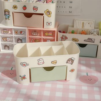 Kawaii Desktop Drawer Type Organizer