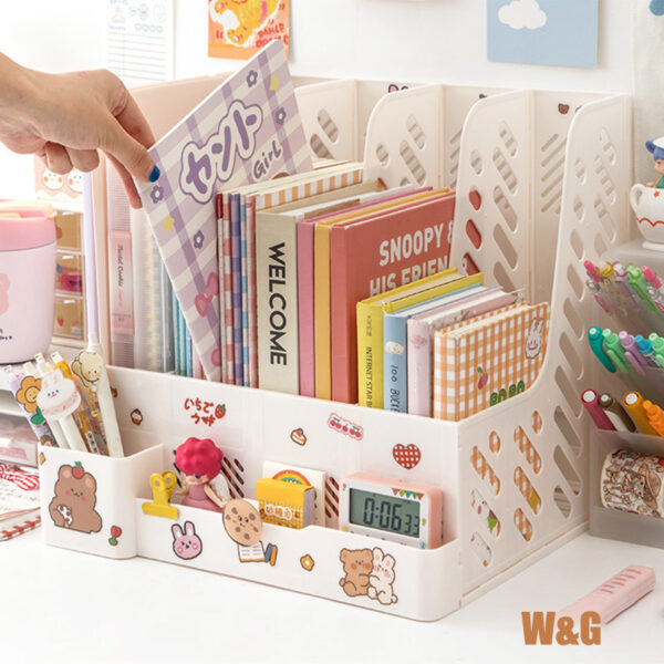 Kawaii File Tray Desk Organizer