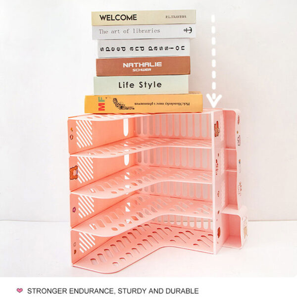 Kawaii File Tray Desk Organizer Kawaii File Tray Desk Organizer