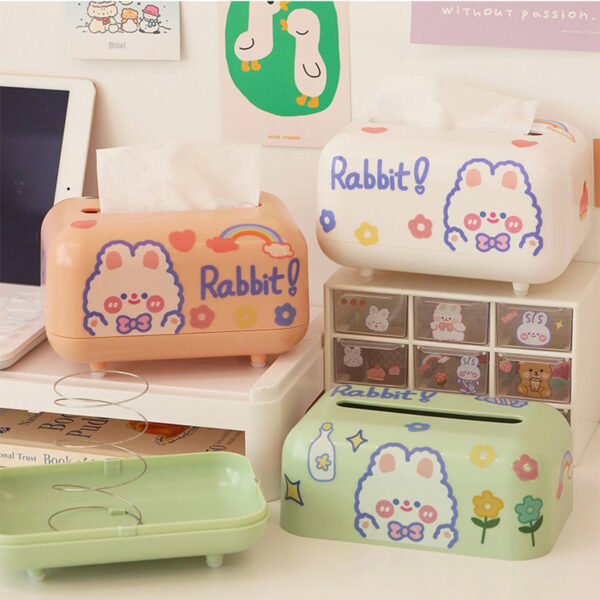 Kawaii Rabbit Tissue Box
