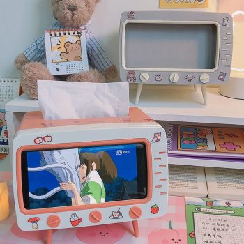 Kawaii TV Tissue Box