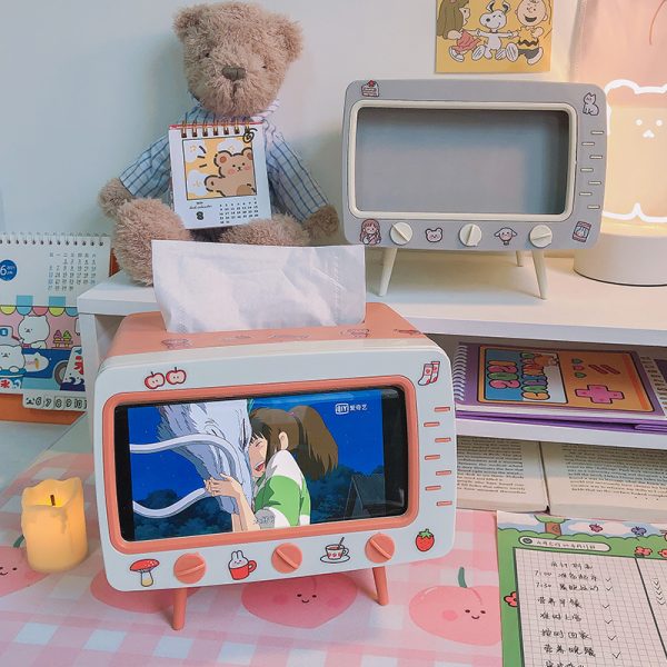 Kawaii TV Tissue Box