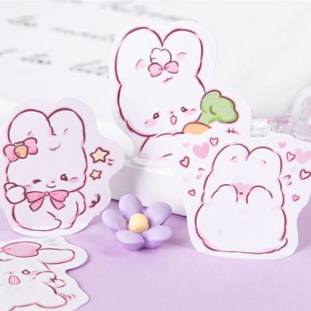 45 Pieces Kawaii Rabbit Stickers