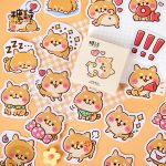 45 Pieces Kawaii Shiba Inu Stickers