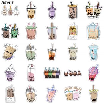 Kawaii Boba Tea Stickers