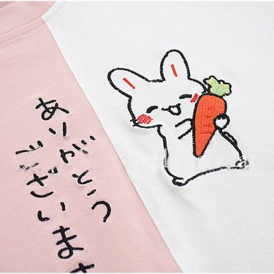 Kawaii Japanese Rabbit Women T Shirt