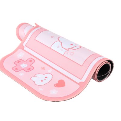 Kawaii Pink Bunny Gaming Mouse Pad
