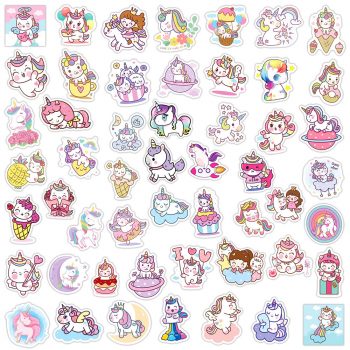 Kawaii Unicorn Stickers