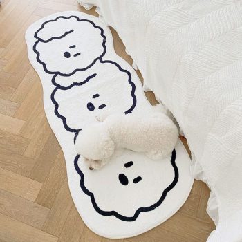 Non-slip Cute Animals Soft Shaggy Floor Mat