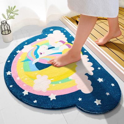 Non-Slip Kawaii Unicorn Doormat