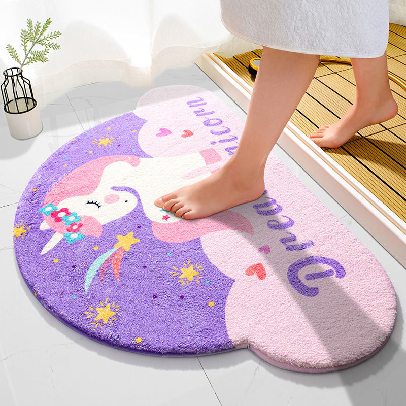 Non-Slip Kawaii Unicorn Doormat