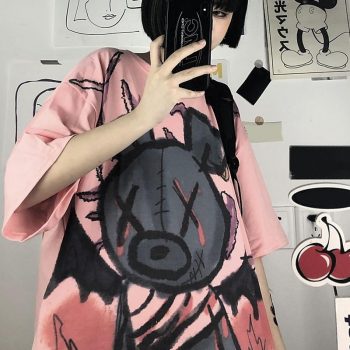 Women Gothic Anime T Shirt