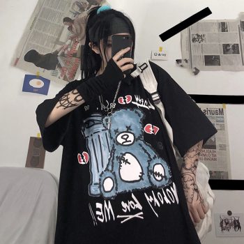 Women Gothic Anime T Shirt