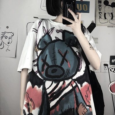 Women Gothic Anime T Shirt