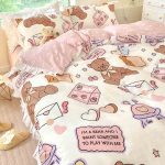 Kawaii Bear Bedding Set