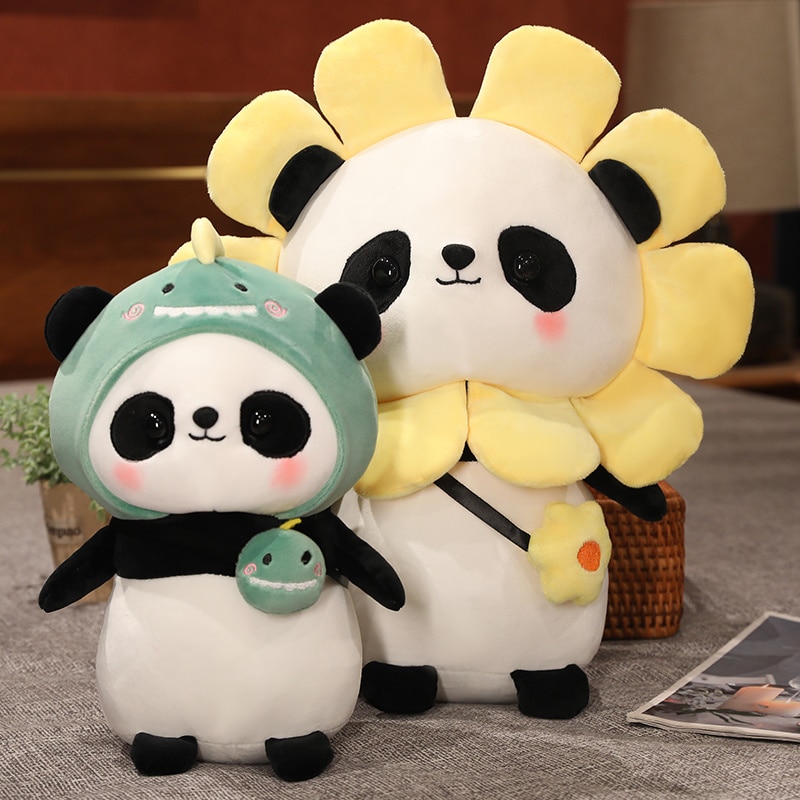 Kawaii Cosplay Panda Plush