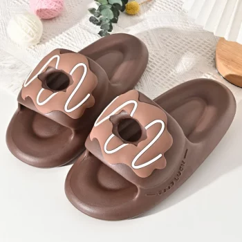 Kawaii Women Donut Slippers