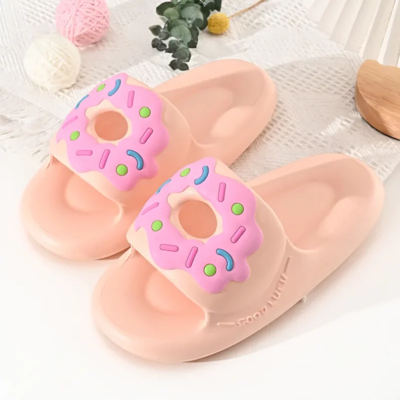 Kawaii Women Donut Slippers