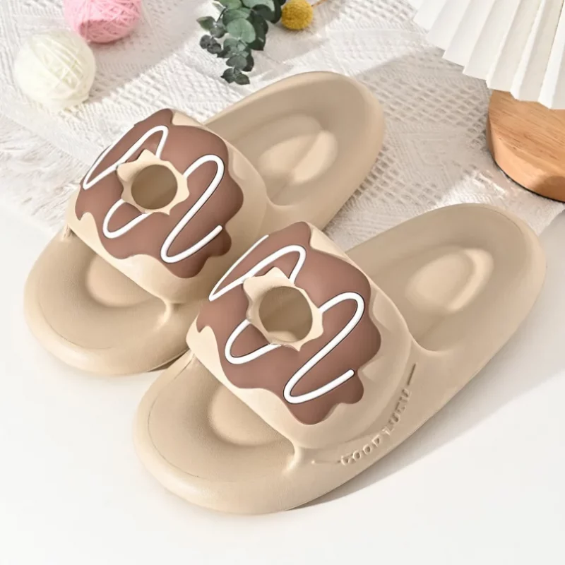 Kawaii Women Donut Slippers