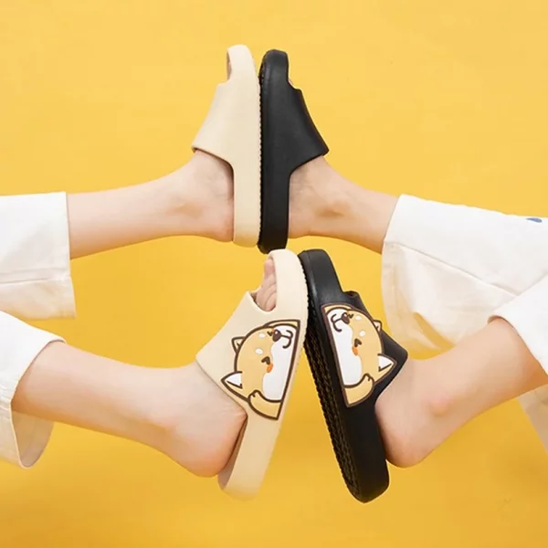 Kawaii Women Shiba Inu Slippers