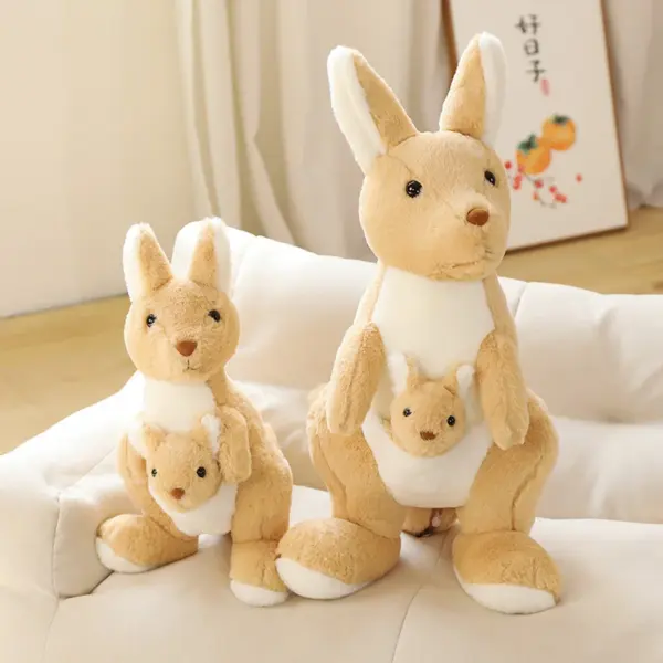 Kangaroo Stuffed Animal Different Sizes of Brown Kangaroo Stuffed Animal