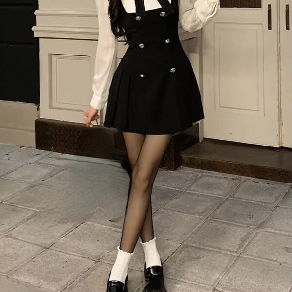 Black Scholarly Dress Set – kawaii room decor and gift
