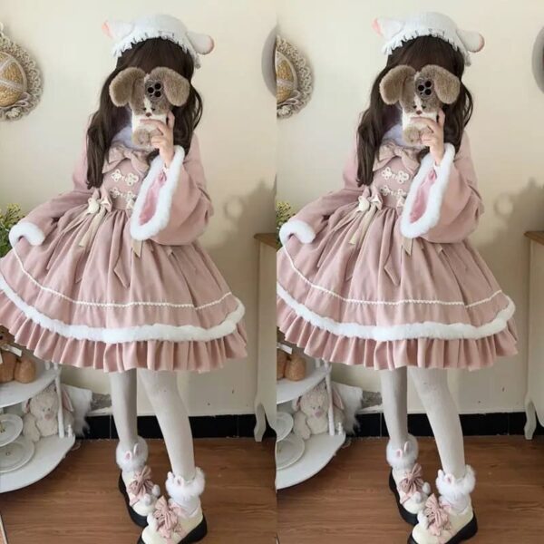 Cozy Winter Wonderland Dress Cozy Winter Wonderland Dress – kawaii aesthetic gift for adults