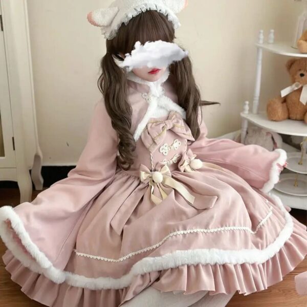 Cozy Winter Wonderland Dress Cozy Winter Wonderland Dress – kawaii gift idea for her
