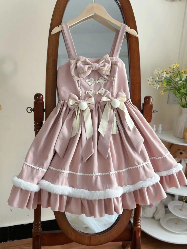 pink winter wonderland dress Cozy Winter Wonderland Dress
