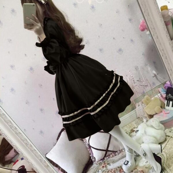 Shop Dark Academia Black Dress  My Heart Teddy