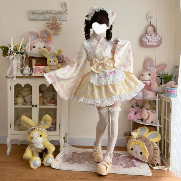 Sweet Strawberry Kimono – buy kawaii dress online – kawaii gift