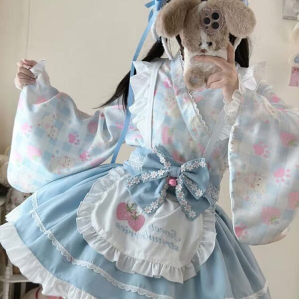 Sweet Strawberry Kimono – kawaii gift idea for her