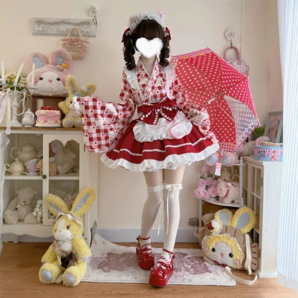 Sweet Strawberry Kimono – soft kawaii plushie gift idea