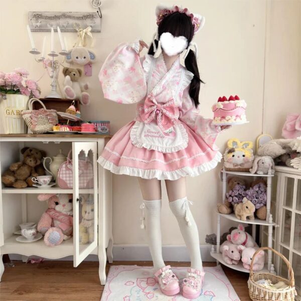 Sweet Strawberry Kimono – soft kawaii plushie gift idea