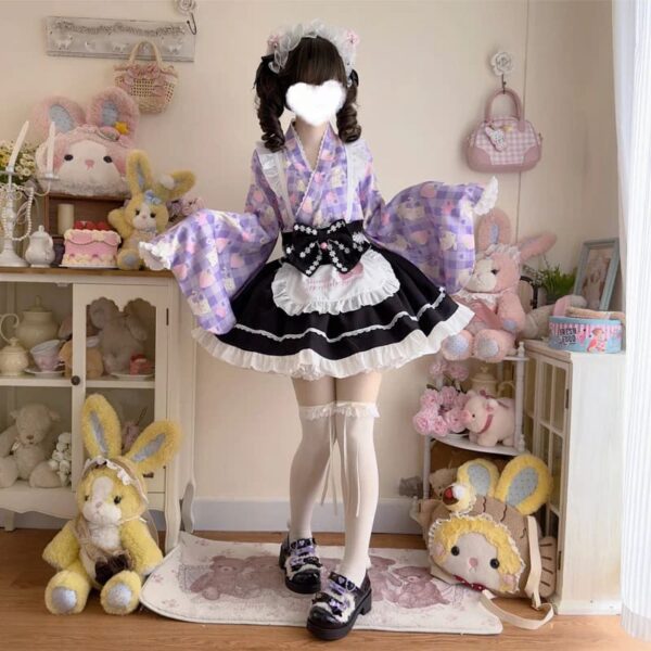 Sweet Strawberry Kimono – kawaii aesthetic gift for adults